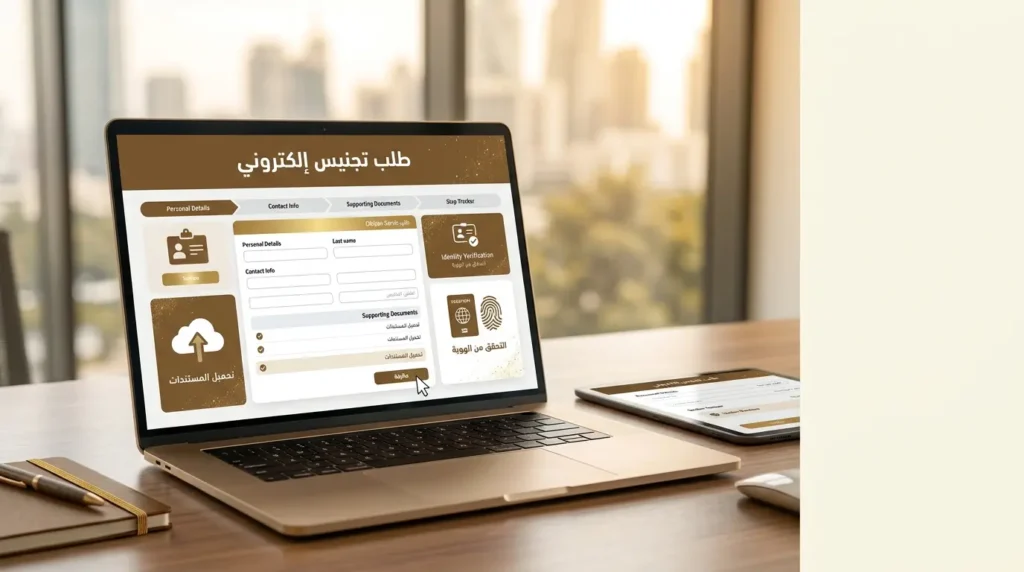 طلب تجنيس إلكتروني