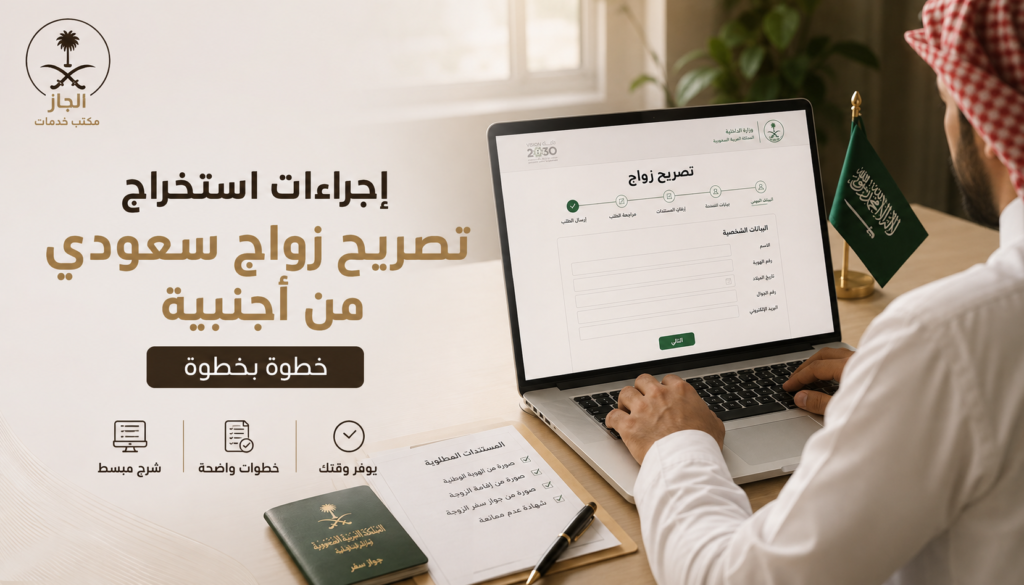 إجراءات استخراج تصريح زواج سعودي من أجنبية خطوة بخطوة